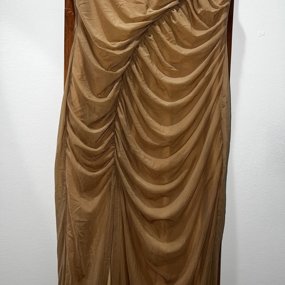 Michael Costello x REVOLVE Misha Maxi Dress in Nude - Picture 8 of 13